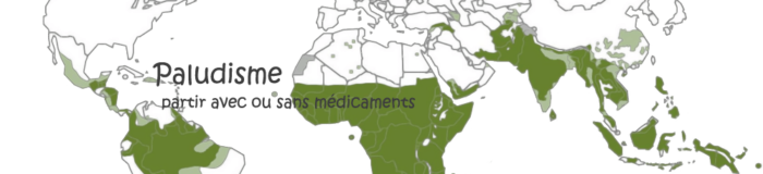carte du paludisme