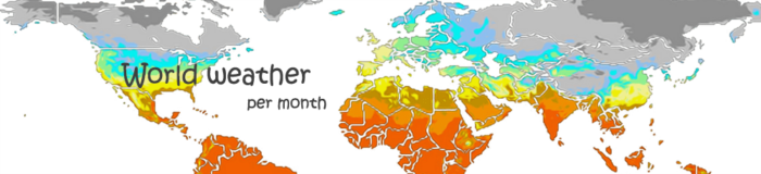 temperature and rainfall map
